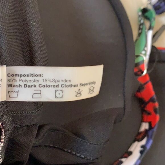 Tropical Forest Lace Up Waist One Piece Swimsuit M - Picture 13 of 13